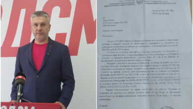 Photo of СДК: НЕЗАКОНСКА Е ПОСТАПКАТА ЗА ЗАДОЛЖУВАЊЕ НА ОПШТИНА КУМАНОВО ОД 1,6 МИЛИОНИ ЕВРА, ИНСПЕКТОРАТОТ ЗА ЛОКАЛНА САМОУПРАВА ЈА ЗАПРЕ ПРОЦЕДУРАТА