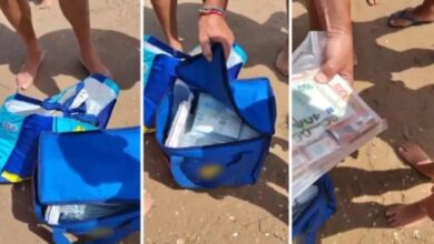 Photo of (ВИДЕО) Сцена како од филм на Сицилија – морето исфрли 700.000 евра, полицијата го истражува потеклото на парите