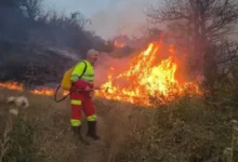 Photo of Со надчовечки напори на пожарникарите изгаснат голем пожар над Дебар