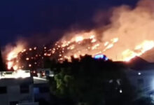 Photo of (Видео) Голем пожар во Сутоморе: Огнот се приближи до куќите, туристите во страв