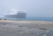 Photo of Дел од Кикладските Oстрови во магла поради „морски чад“
