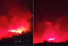 Photo of Пожар од големи размери во неколку области на округот  Фиер, опожарени домови, евакуирани најмалку 15 семејства