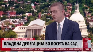 Photo of Мицкоски за посетата на САД: Планирани се средби на ултра високо ниво, со државници и финансиски институции, но не и со бугарската делегација