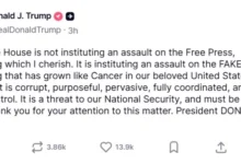 Photo of Трамп: Дел од медиумите се закана за националната безбедност