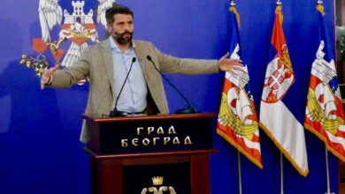 Photo of Градоначалник на Белград нападнал опозициска советничка. Ѝ го скршил носот