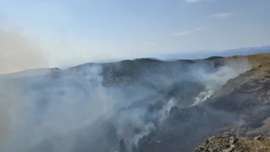 Photo of Изгаснат пожарот на македонско-косовската граница кој го загадуваше Скопје