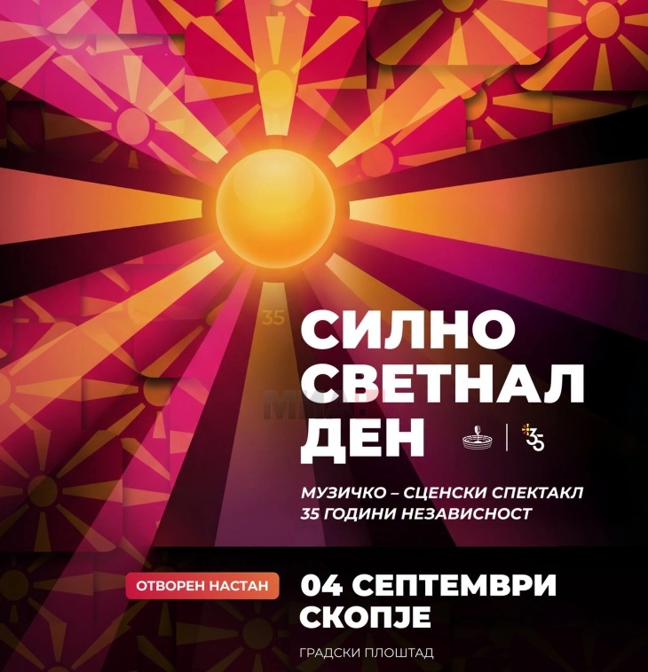 Финале на „Силно светнал ден“ – 120 артисти на Плоштад во Скопје
