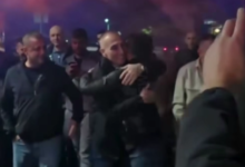 Photo of (Видео) Со факели и огномет пречекан Груби кој излезе од куќен притвор
