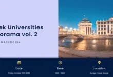 Photo of „Студирај во Грција“ и грчките универзитети се враќаат во Скопје за да им презентираат можности за студирање на студентите