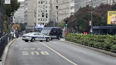 Photo of Во Белград делумна полициска блокада на државните институции