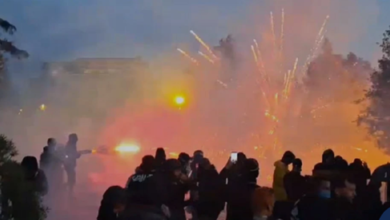 Photo of (ВИДЕО) Насилни протести во Тирана: Запален влезот на Министерството за земјоделство, има и повредени