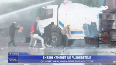 Photo of (ВИДЕО) Нови судири со полицијата на шестиот ден од протестите во Албанија