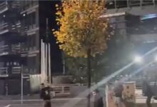 Photo of По упадот во „Информер“, демонстранти фрлаа јајца кон ТВ Пинк – Студентите во блокада повикаa да нема насилство