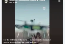 Photo of Украина по првпат евакуираше ранет војник од фронтот со воздушен дрон