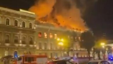 Photo of Голем пожар избувна во историскиот дворец „Милер“ во Санкт Петербург (видео)