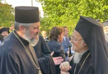 Photo of Средба на Митрополитот Дебарско-кичевски г. Георгиј со Вселенскиот патријарх Вартоломеј во Рим