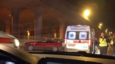Photo of (Фото) Тројца повредени во вчерашната сообраќајка на мостот „Беласица“ — се судриле две возила