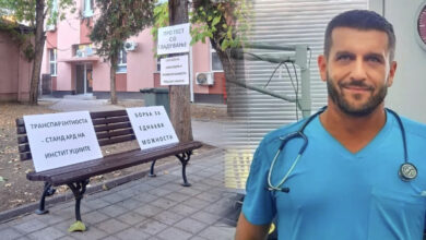 Photo of Докторот кој се жалеше на дискриминација при вработување започна протест со глад во шатор пред Деканатот на Медицинскиот факултет