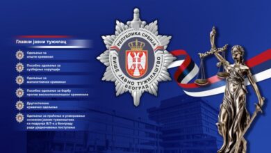 Photo of Белградското Вишо јавно обвинителство со детали од увидот по нападот врз полицаец пред израелската амбасада